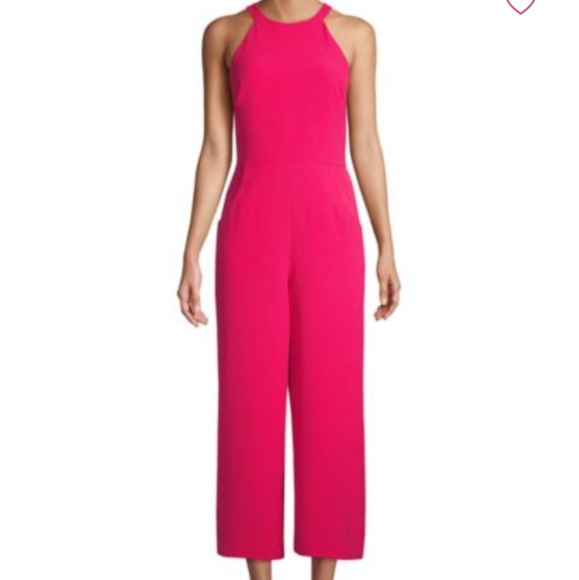 karl lagerfeld pink jumpsuit